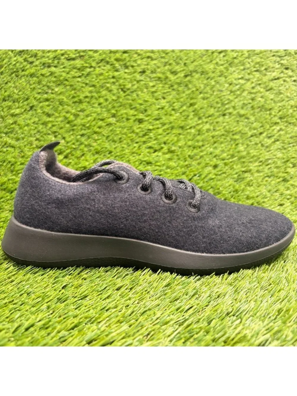 Allbirds Wool Runners Mens Size 8 Black Athletic Running Walking Shoes Sneakers